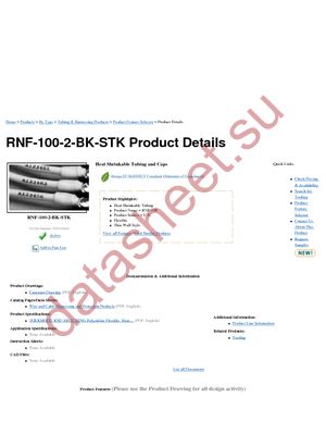 RNF-100-2-BK-STK datasheet  